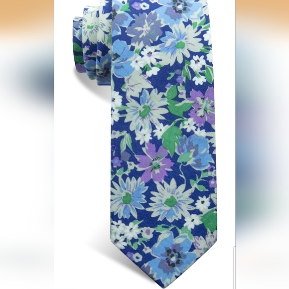 NEW! Bright Floral Neck Tie - Picture 2 of 3